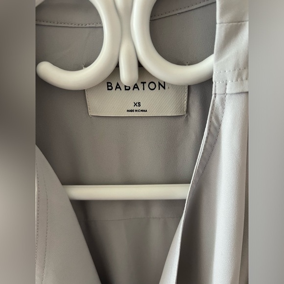 EUC Aritzia Babaton Quincey jacket trench coat blazer flowy grey XS - Picture 4 of 5